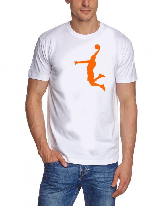 DUNK Basketball Slam Dunkin Erwachsenen T-Shirt Gr.S M L XL XXL 3XL 4XL 5XL