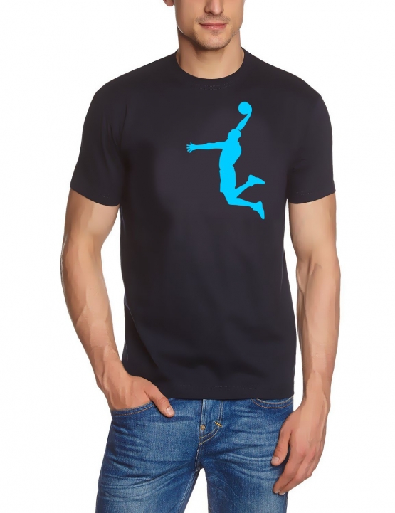 DUNK Basketball Slam Dunkin Erwachsenen T-Shirt Gr.S M L XL XXL 3XL 4XL 5XL