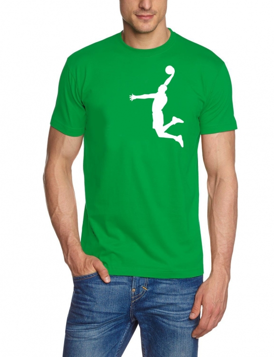 DUNK Basketball Slam Dunkin Erwachsenen T-Shirt Gr.S M L XL XXL 3XL 4XL 5XL