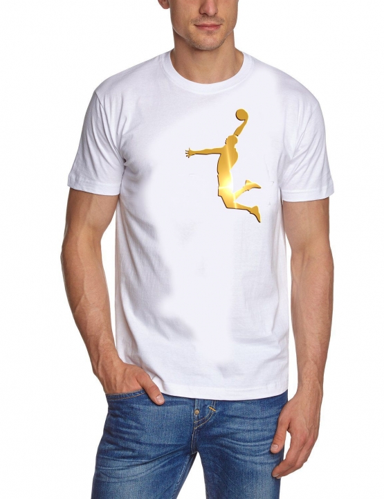 DUNK Basketball Slam Dunkin Erwachsenen T-Shirt Gr.S M L XL XXL 3XL 4XL 5XL