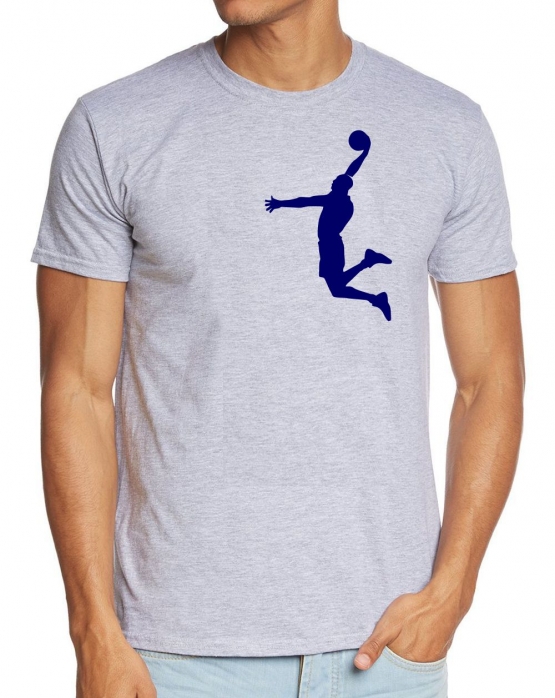 DUNK Basketball Slam Dunkin Erwachsenen T-Shirt Gr.S M L XL XXL 3XL 4XL 5XL