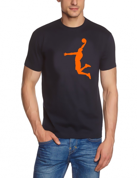 DUNK Basketball Slam Dunkin Erwachsenen T-Shirt Gr.S M L XL XXL 3XL 4XL 5XL