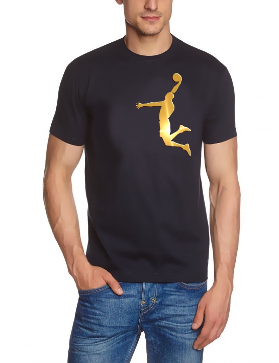 DUNK Basketball Slam Dunkin Erwachsenen T-Shirt Gr.S M L XL XXL 3XL 4XL 5XL