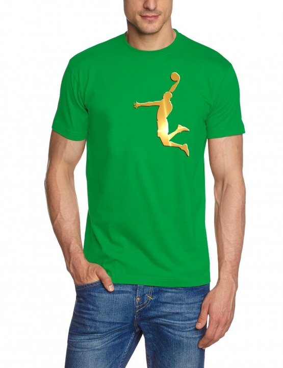 DUNK Basketball Slam Dunkin Erwachsenen T-Shirt Gr.S M L XL XXL 3XL 4XL 5XL