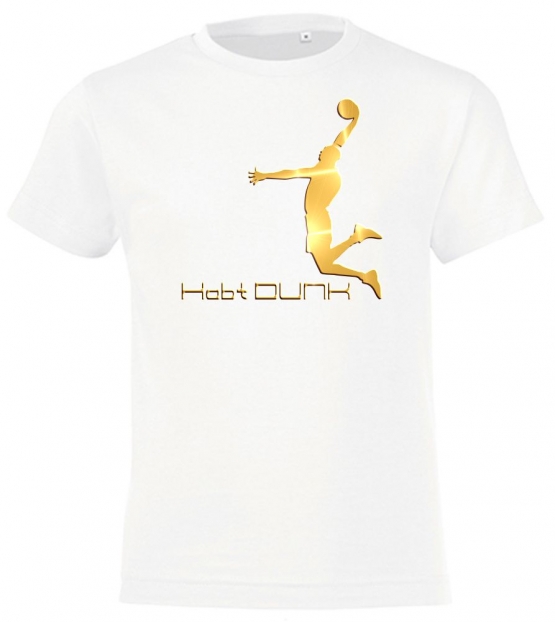 Habt DUNK Basketball Slam Dunkin Kinder T-Shirt Kids Gr.128 - 164 cm