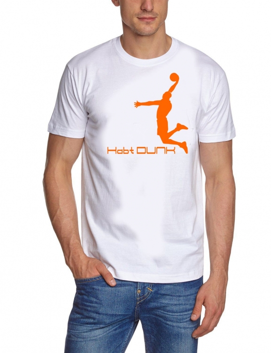 Habt DUNK Basketball Slam Dunkin Erwachsenen T-Shirt Gr.S M L XL XXL 3XL 4XL 5XL