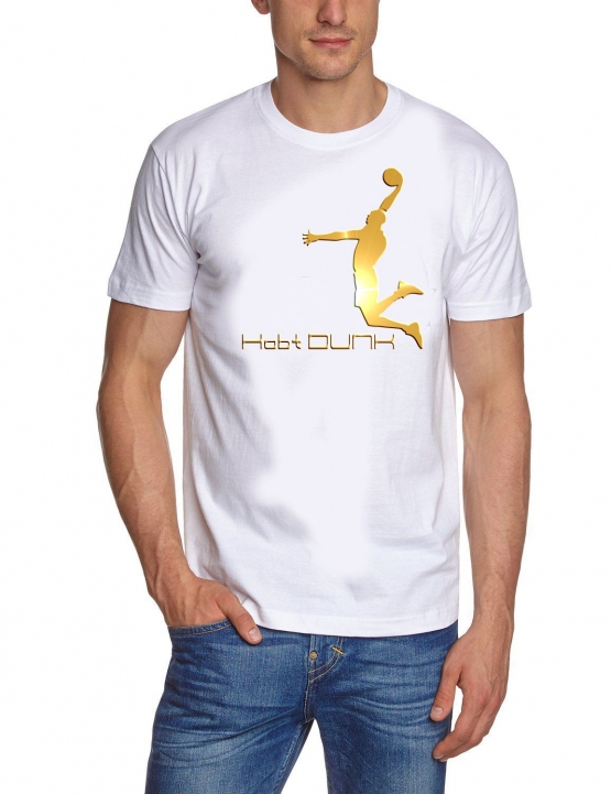 Habt DUNK Basketball Slam Dunkin Erwachsenen T-Shirt Gr.S M L XL XXL 3XL 4XL 5XL