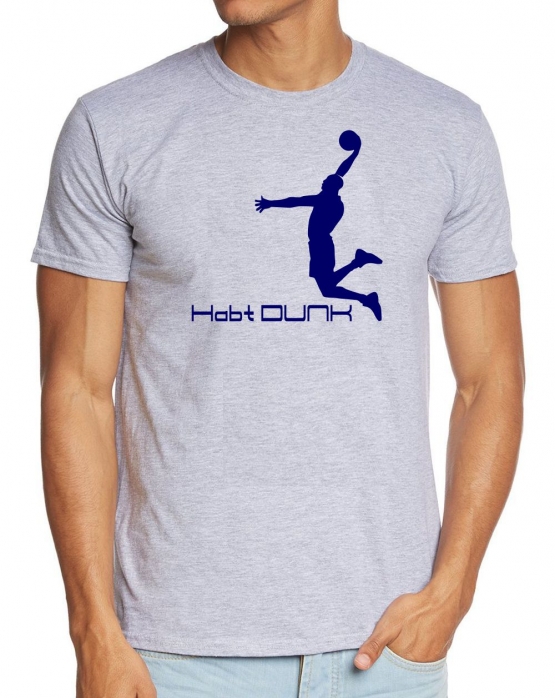 Habt DUNK Basketball Slam Dunkin Erwachsenen T-Shirt Gr.S M L XL XXL 3XL 4XL 5XL