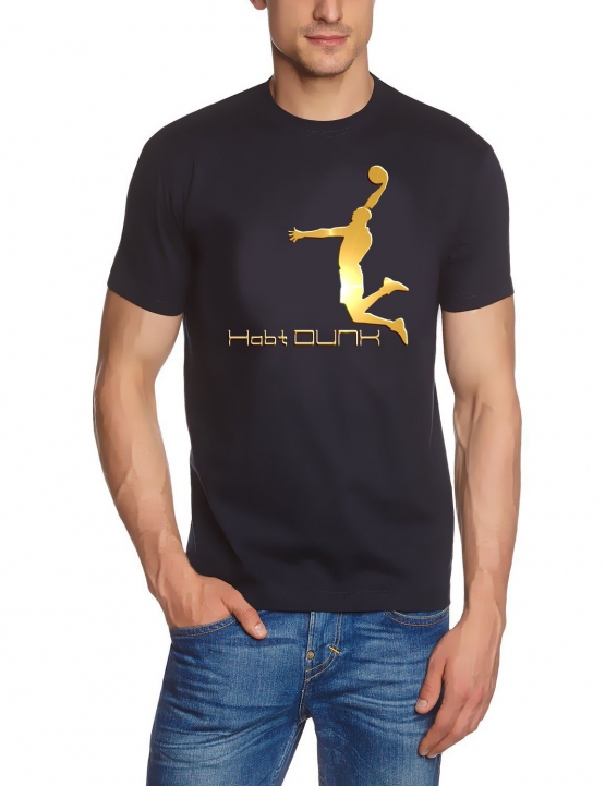 Habt DUNK Basketball Slam Dunkin Erwachsenen T-Shirt Gr.S M L XL XXL 3XL 4XL 5XL