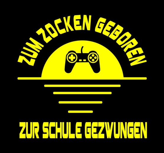 ZUM ZOCKEN GEBOREN - ZUR SCHULE GEZWUNGEN ! T-Shirt Gr. 116 128 140 152 164 cm