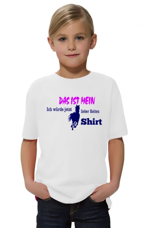 Das ist mein ich würde jetzt lieber Reiten Shirt ! T-SHIRT Gr. 116 128 140 152 164 cm und Damen XS S M L XL