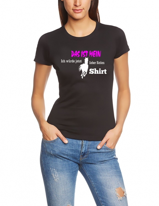 Das ist mein ich würde jetzt lieber Reiten Shirt ! T-SHIRT Gr. 116 128 140 152 164 cm und Damen XS S M L XL