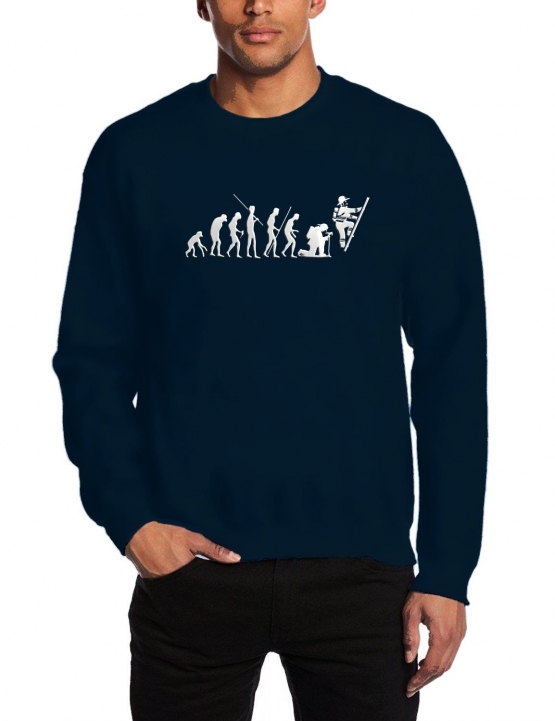 FEUERWEHR EVOLUTION Sweatshirt oder T-Shirt reflektierender Druck S M L XL 2XL 3XL 4XL 5XL FF BF