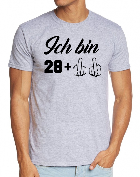 ICH BIN 28 + 2 Jahre alt !  ORIGINAL schwarz Grössen S M L XL 2XL