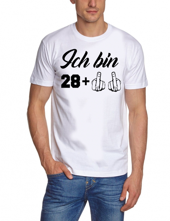 ICH BIN 28 + 2 Jahre alt !  ORIGINAL schwarz Grössen S M L XL 2XL