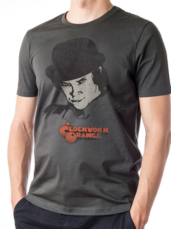 CLOCKWORK ORANGE KUBRICK - ALEX  ORIGINAL T-Shirt Grau Grössen S M L XL 2XL