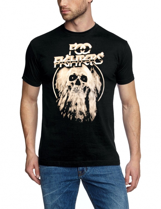 FOO FIGHTERS special Skull Flash  ORIGINAL schwarz Grössen S M L XL