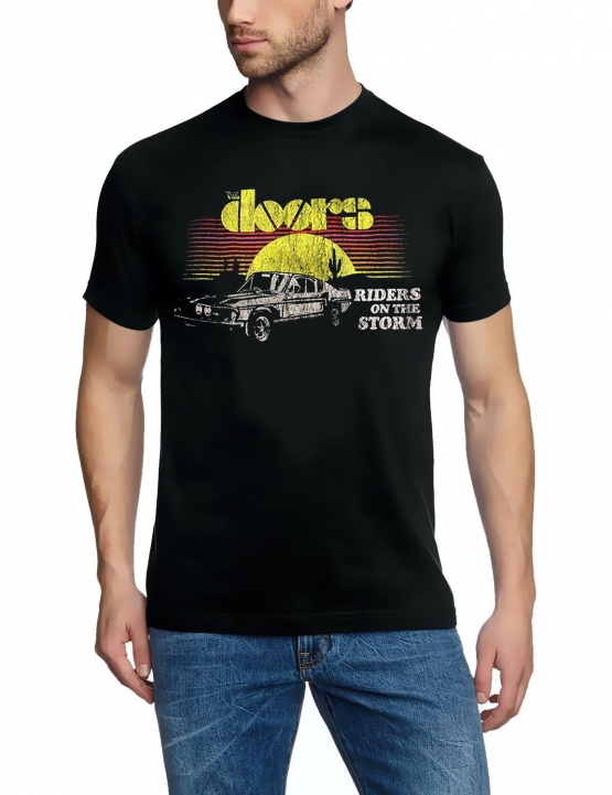 The Doors Riders on the Storm CAR ORIGINAL Schwarz Grössen S M L XL