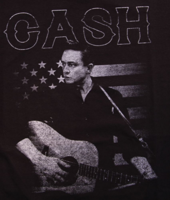 Johnny Cash American Guitar  ORIGINAL schwarz Grössen S M L XL