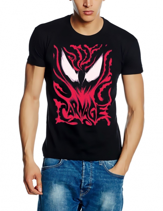 VENOM - CARNAGE Marvel ORIGINAL T-Shirt  SCHWARZ Grössen S M L XL 2XL