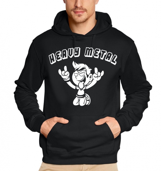 HEAVY METAL Boy   T-Shirt oder Hoodie SCHWARZ S M L XL 2XL 3XL 4XL 5XL