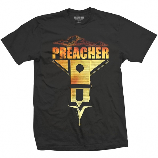 PREACHER CHURCH BLEND  T-Shirt SCHWARZ S M L XL 2XL Jesse Custer, Tulip O´Hare, Cassidy