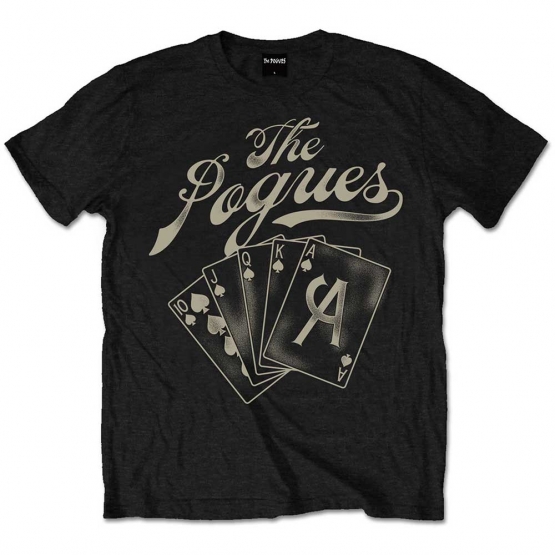 THE POGUES - ACE  Folk-Punk Original schwarz Grössen S M L XL 2XL