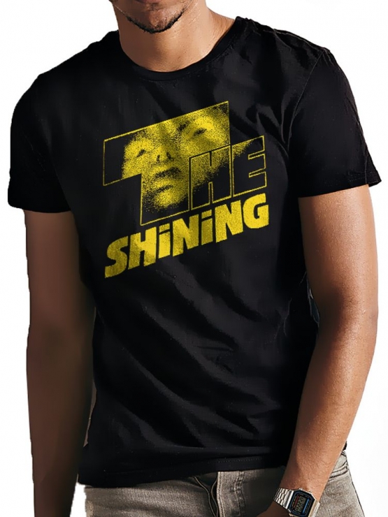 THE SHINING Steven King original Herren T-Shirt  schwarz logo yellow S M L XL 2XL