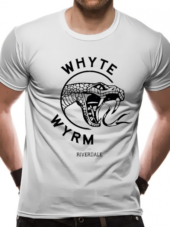 WHITE WYRM - RIVERDALE original Herren T-Shirt  Weiß  S M L XL 2XL