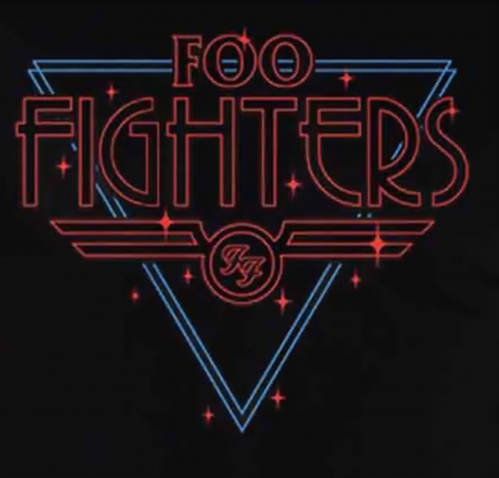 FOO FIGHTERS Disco Outline original Herren T-Shirt  Schwarz S M L XL 2XL