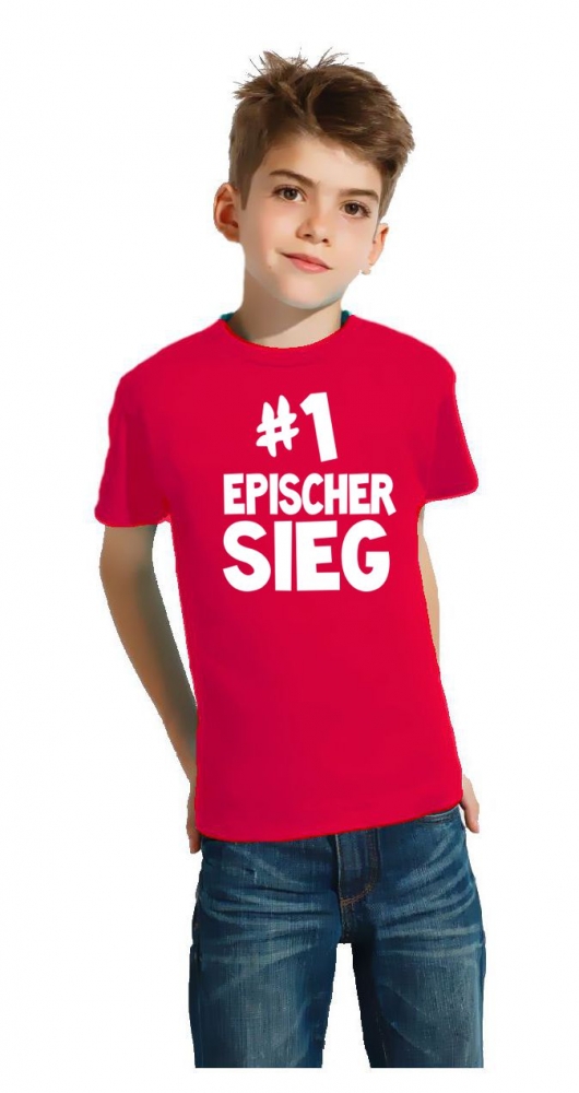 #1 EPISCHER SIEG  - T-Shirt Gr. 116 128 140 152 164 cm