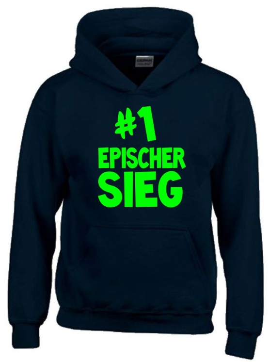 #1 EPISCHER SIEG Hoodie Sweatshirt mit Kapuze Gr. 116 128 140 152 164 cm