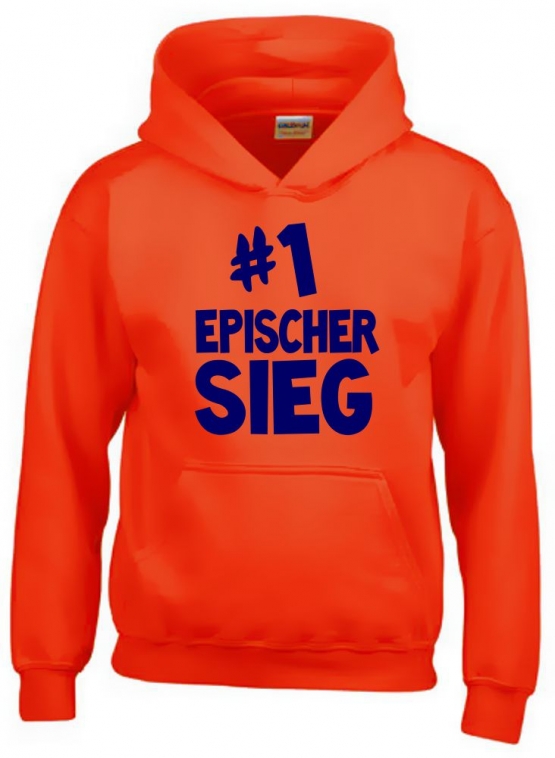 #1 EPISCHER SIEG Hoodie Sweatshirt mit Kapuze Gr. 116 128 140 152 164 cm