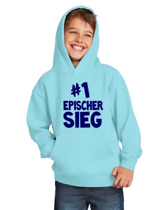 #1 EPISCHER SIEG Hoodie Sweatshirt mit Kapuze Gr. 116 128 140 152 164 cm