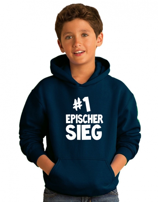 #1 EPISCHER SIEG Hoodie Sweatshirt mit Kapuze Gr. 116 128 140 152 164 cm