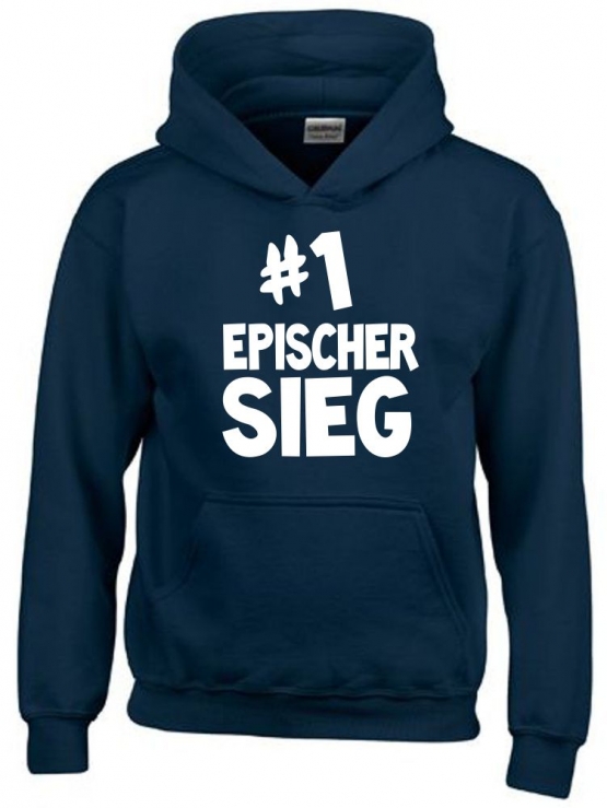 #1 EPISCHER SIEG Hoodie Sweatshirt mit Kapuze Gr. 116 128 140 152 164 cm