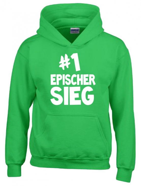 #1 EPISCHER SIEG Hoodie Sweatshirt mit Kapuze Gr. 116 128 140 152 164 cm