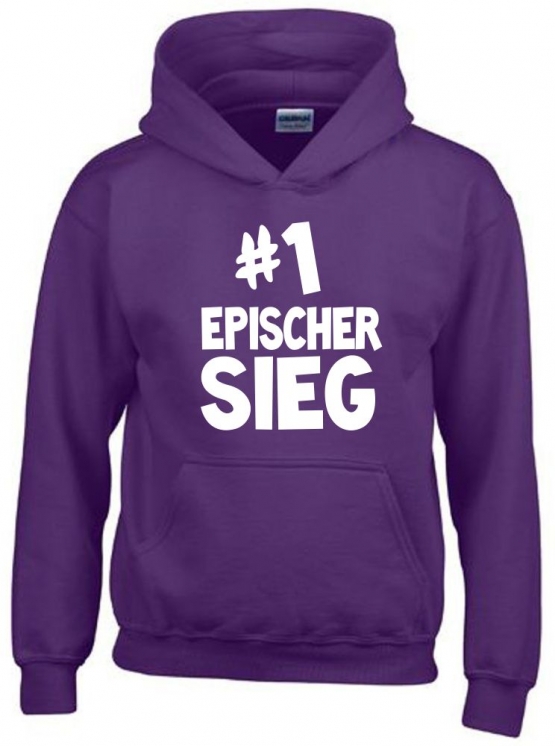 #1 EPISCHER SIEG Hoodie Sweatshirt mit Kapuze Gr. 116 128 140 152 164 cm