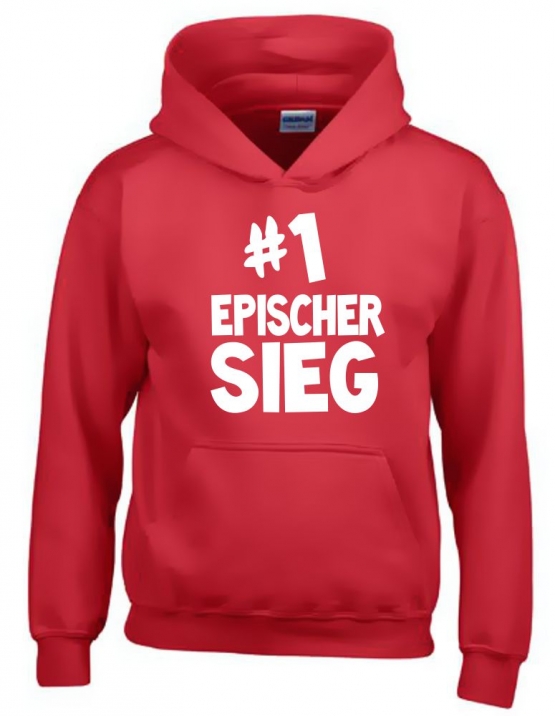 #1 EPISCHER SIEG Hoodie Sweatshirt mit Kapuze Gr. 116 128 140 152 164 cm