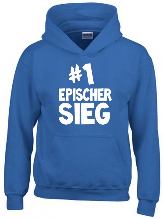 #1 EPISCHER SIEG Hoodie Sweatshirt mit Kapuze Gr. 116 128 140 152 164 cm