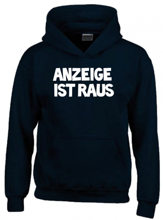 ANZEIGE IST RAUS T-Shirt oder Hoodie Sweatshirt für Kinder Anzeige ist raus ! Geburtstag Geschenk Gamer Konsole Gr. 152 164 cm oder Herren XS S M