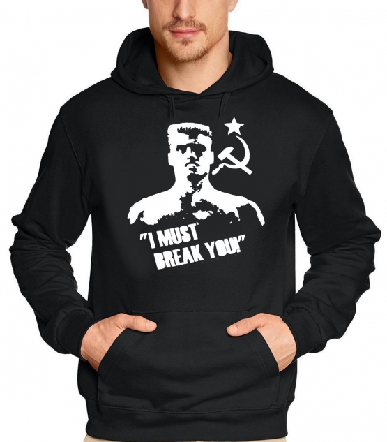 ROCKY gegen DRAGO I must break you ! T-shirt schwarz