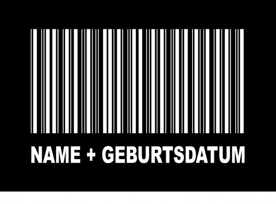 BARCODE GIRLY T-SHIRT schwarz oder ROSA