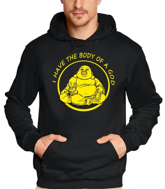 Shirt I HAVE THE BODY OF A GOD buddha T-SHIRT