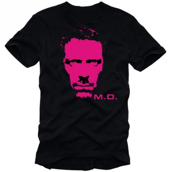 DR.HOUSE t-shirt SCHWARZ-PINK