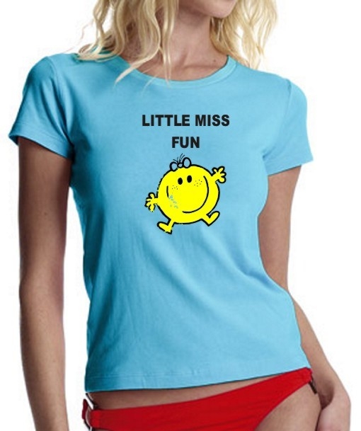 LITTLE MISS FUN girly T-SHIRT