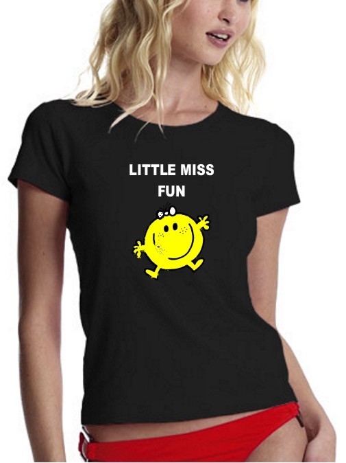 LITTLE MISS FUN girly T-SHIRT