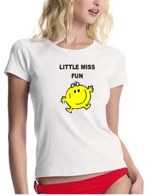 LITTLE MISS FUN girly T-SHIRT