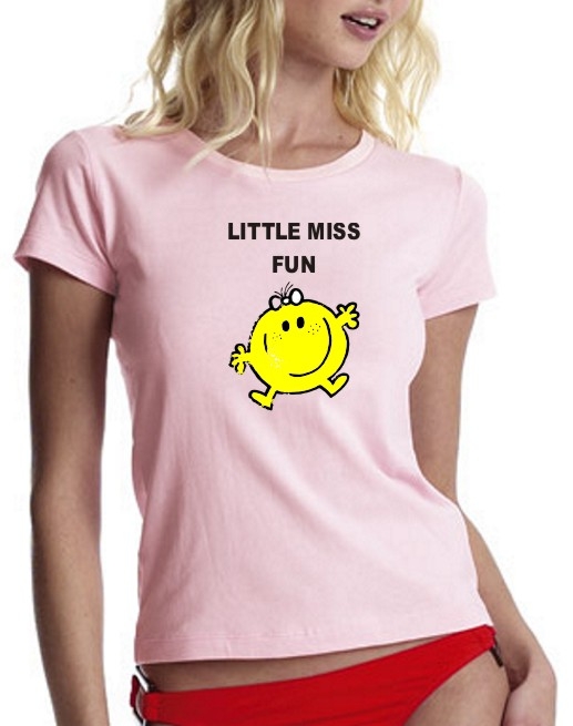 LITTLE MISS FUN girly T-SHIRT