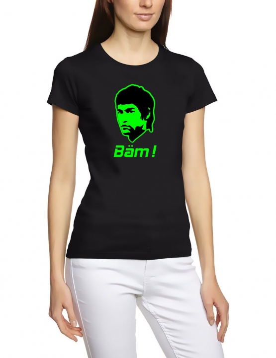 + Bäm in your Face + girly BRUCE LEE t-shirt